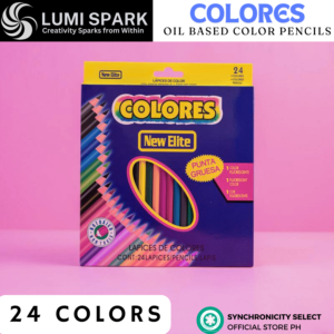 LUMISPARK COLORES Colored Pencils | Oil Pencils Drawing Colour Pencils | Coloring Pencils Drawing Pencils | Soft Cores Professional Artists to Beginners | Colored Lead Multicolor Set of 48 24 12
