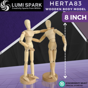 HERTA83 Drawing Reference Model | Wooden Artist Mannequin Model | Home Decor, Artist Sketching, & Movable Wooden Hand | Wooden Figurine, Puppet Props, Cosplay | TV Cabinet Ornaments, Costume Store Displays, and Drawing Animation Art Studio Reference.