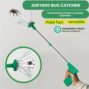 JOEY800 Insect Catcher, Easy-Pickup Pest Control Grabber Tool With Hand Grip, Non-Toxic Spider And Bug Trap For Safe Capture And Release, Home And Outdoor Use