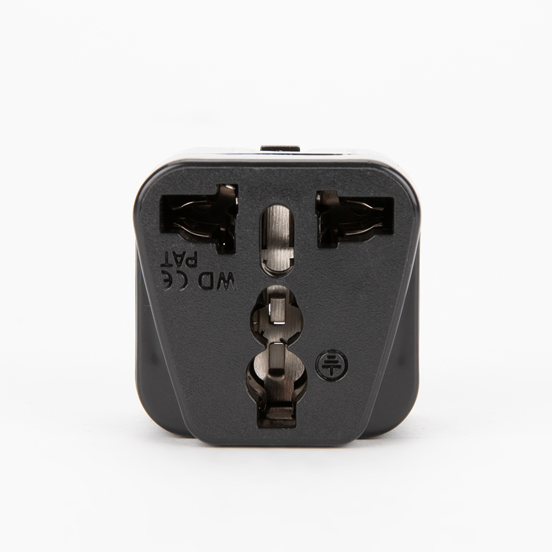 CYBERTEC Universal Adapter, 2 Flat Pin - Universal/ UK to US Adaptor, US Philippines Plug 2 Flat Pin, for Refrigerator, Travel, Kitchen Appliances, Computer Equipment, Laptop Socket, Power Tools, and More