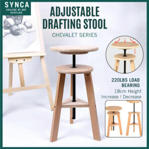 Height Adjustable Drawing Stool