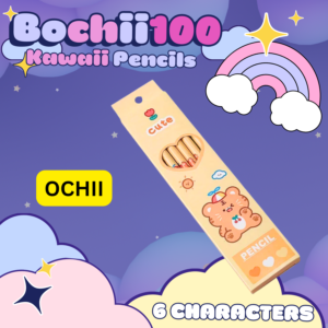 BOCHII100 6pcs/1set/ Cute Cartoon HB Pencils With Eraser Tip. cute pencils for children, holiday gifts for kindergarten prizes | Pencils For Writing Drawing Sketching Stationery Prize Gift