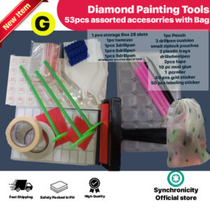 SYN 5D Diamond Painting tools DIY drill pen roller glue plastic tray wheel drill pen mud glue squeegee crafts diamond embroidery mud clay nail art mobile phone decoration
