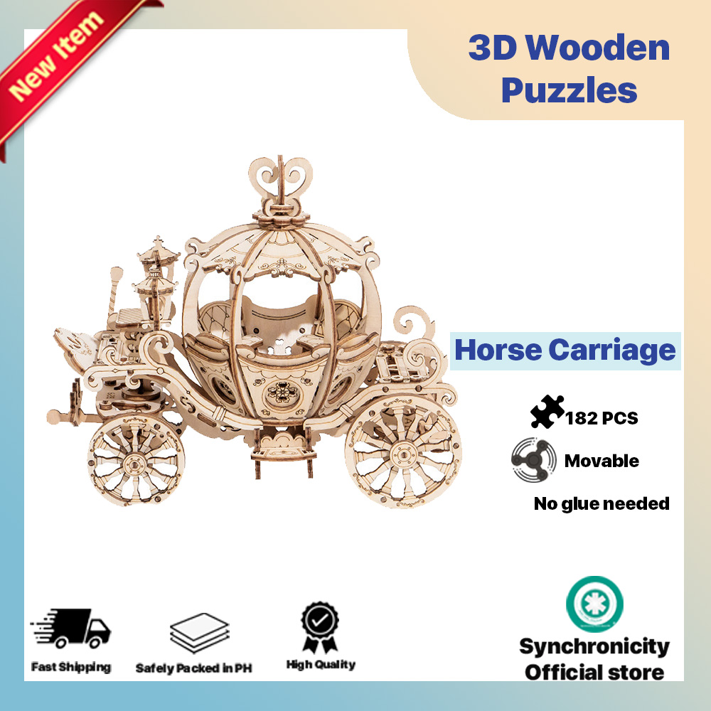 DIY 3D Wooden Puzzle Assembly Model Kits Toys for Children Kids Girls Boys Birthday Gift Educational Movable Puzzle | ROBOTIME