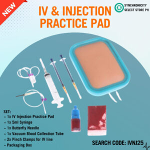 Skin injection draw blood set
