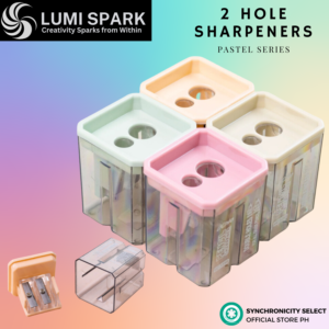 2holes pencil sharpener,rhomb