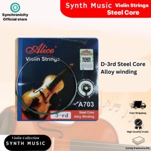 Violin Strings Synth Music Metal Core Instrument Strings for Violins 4/4 String Replacement
