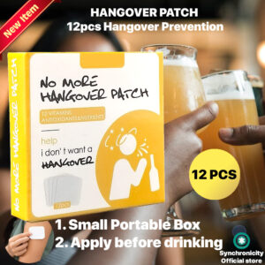 Hangover Patches | 12pcs Party Pads | Hangover Prevention Patch with Vitamins and Antioxidants