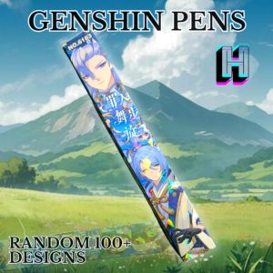 Gel Pen 0.5 Zhongli Tartaglia Venti Focalors Neuvilette Nahida Fatui Scaramouche Liyue Inazuma Ayaka Hutao Sucrose up to 4.5 version | Hobbeeland4 | Pen Boxes | Black Pen Gel | (Random) Genshin Impact
