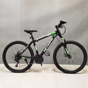 Skywing Mountain Bike Lightweight Bicycle, 7-21 Speed, 26 Inch Wheels Multiple Colors with Stand Antitheft Wire for Home to Work or Healthy Cost Efficient Transportation Use