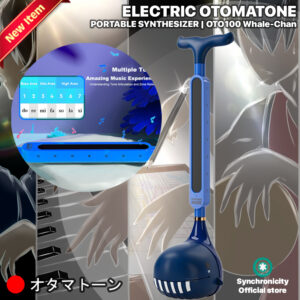 OTO100 Otomatone by Synchronicity | Japanese Electric Otomatone Instrument | Portable High Quality Sound Design Made Reslient Materials | Deer-Chan or Whale-Chan | Good Quality Tested Items | For Musician, Creators, and Fun | For All Ages
