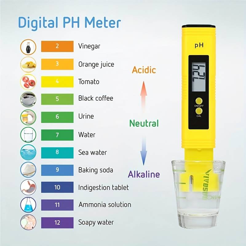 Digital Water Quality Tester TDS EC Meter Range 0-9990 PH Meter | Multifunctional Water Purity Temperature Meter TEMP PPM Tester Meter Digital Water Tester 4 Modes For Drinking Water Aquariums And More