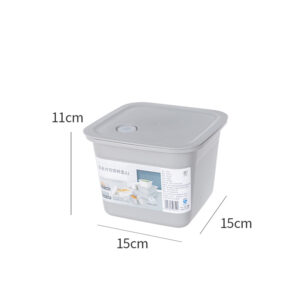 HARUNARA SANGJA500 Airtight Microwavable Food Container Lunch Box Silicon Sealing Lid for Leftovers Baon Organizing Dry Goods