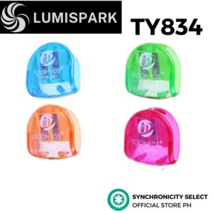TY800 2in1 Sharpener Eraser 2 Hole 3 Hole Pencil Sharpener for School Project Exam 2B Sharpener Pointed Tip