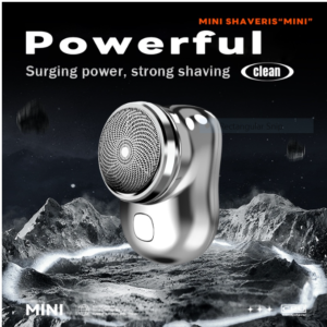 POGI420 Portable Mini Electric Shaver Razor MINI-SHAVE PORTABLE ELECTRIC SHAVER Type C for Travel Light weight HARUNARA MINI20