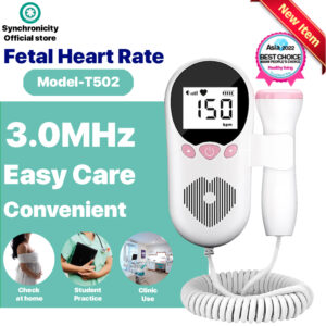 Upgraded Fetal Doppler | 3.0MHz Detector Monitor For Pregnant Women Home Medical Fetal Rate JSL-T502