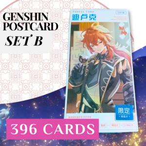 Collectible Art Postcards Genshin Impact | Multiple Designs of Your Favorite Characters Postcard | HobbeelandP2 | SET B | Navia Hutao Nilou Gaming Nahida Kujou Sara Yanfei Lyney Diluc Barbara Scaramouche