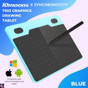 Digital Tablet Graphic Art Pad | LUMISPARK T605 | T503 Digital Art Board - 6 Inch Graphic Tablet with 8192 Levels for Android/Windows/Mac - No Need to Charge Pen - Fast Shipping through Local Distributor - IN STOCK