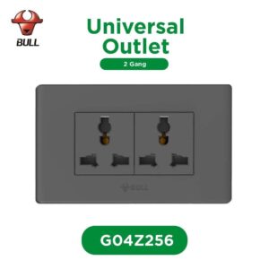 Universal Outlet 2 gang socket wall socket Set