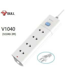 Extension cord 4 outlets gang socket 5M meters V1040 Bull
