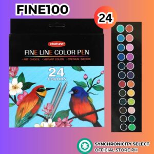 Fine100 0.5mm Multicolored Fine liner Pen Coloring materials for Arts and Craft Drawing School Project