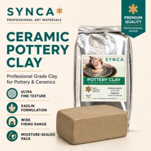 Yellow clay,500g set