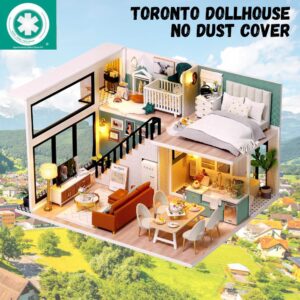 Miniature Dollhouse with Dust Cover Loft Series | Promo Price | Miniature Dollhouse Interior Design DIY Kit Furniture House Collectibles with Dust Cover Doll House and Free Glue Fast Shipping Local PH
