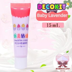 DECOKIT DIY Cream Glue | Single Color | Decoden Toploader Japanese Craft Frame Photocard Arts Creative Toy