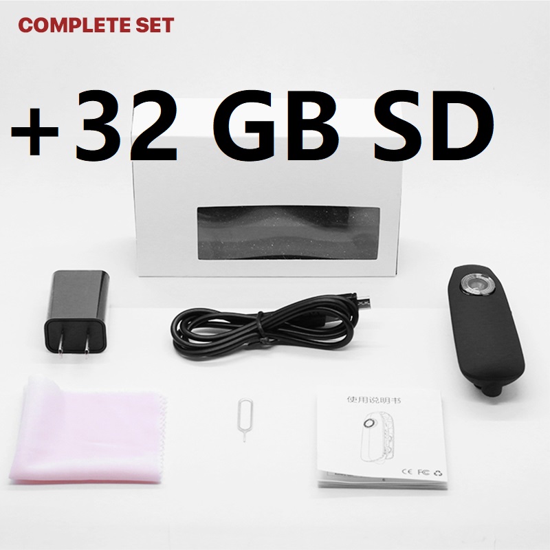 Camera no WiFi Needed - Mini Body Camera Video Recorder - Camera Motion Activated - Nanny Small Cam - Tiny Camera - Small Security Camera for Home and Office | BC100 by Synchronicity