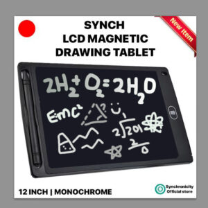 LCD Writing SYNCH LCD Tablet, 8 or 12 Inch Colorful Toddler Doodle Board Drawing Tablet, Erasable Reusable Electronic Drawing Pads, Educational and Learning Toy for 3-6 Years Old Boy and Girls | My Magical Sketch Pad by Synchronicity Select