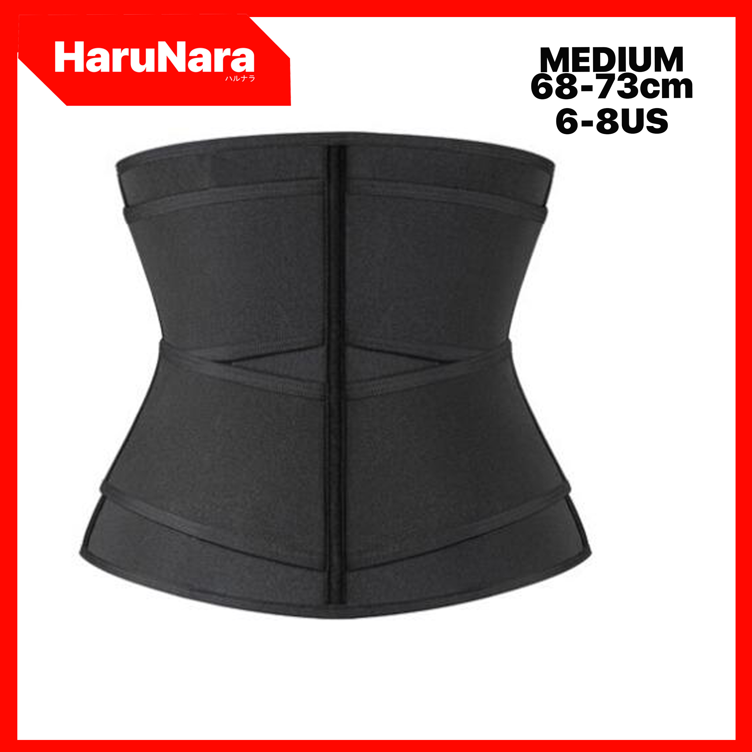 HARUNARA Waist Trainer Corset Trimmer for Weight Loss Tummy Control Compression Shapewear Body Shaper Sweat Belt