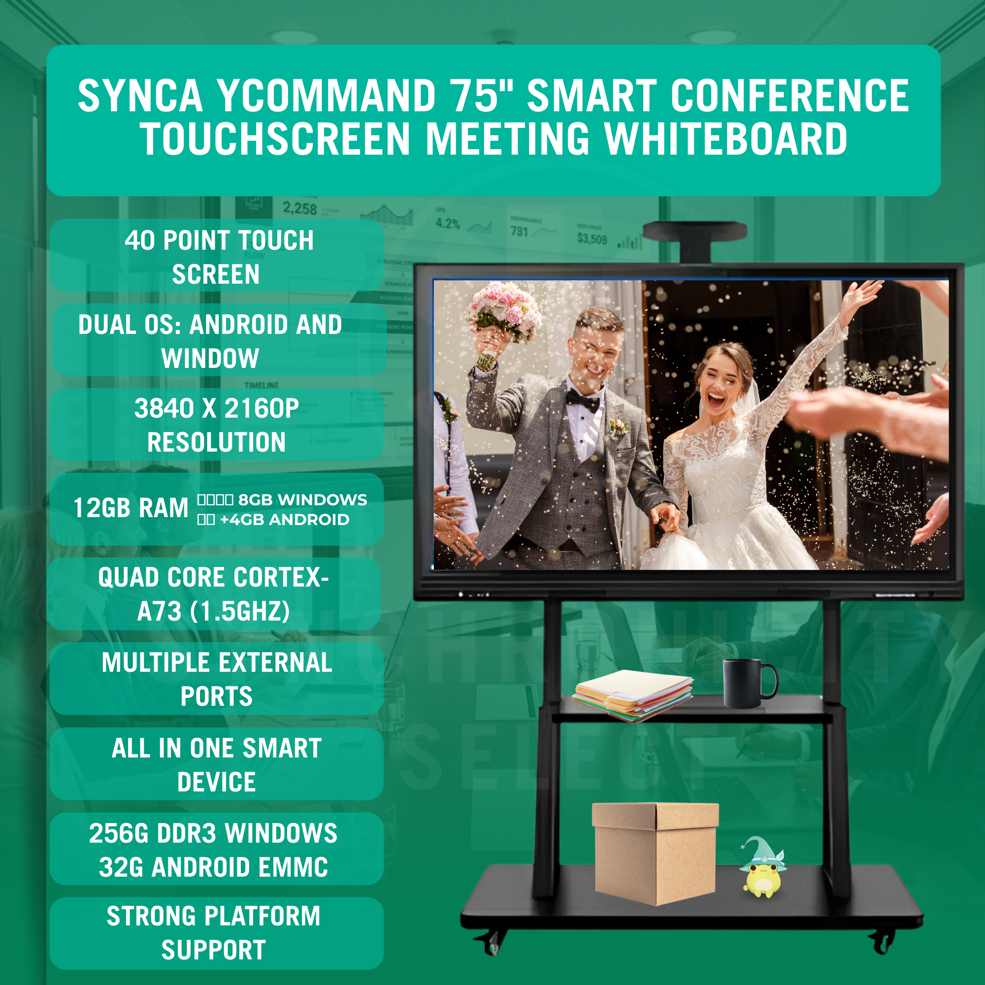 SYNCA Command 75 Smart Whiteboard - SYNCA Philippines
