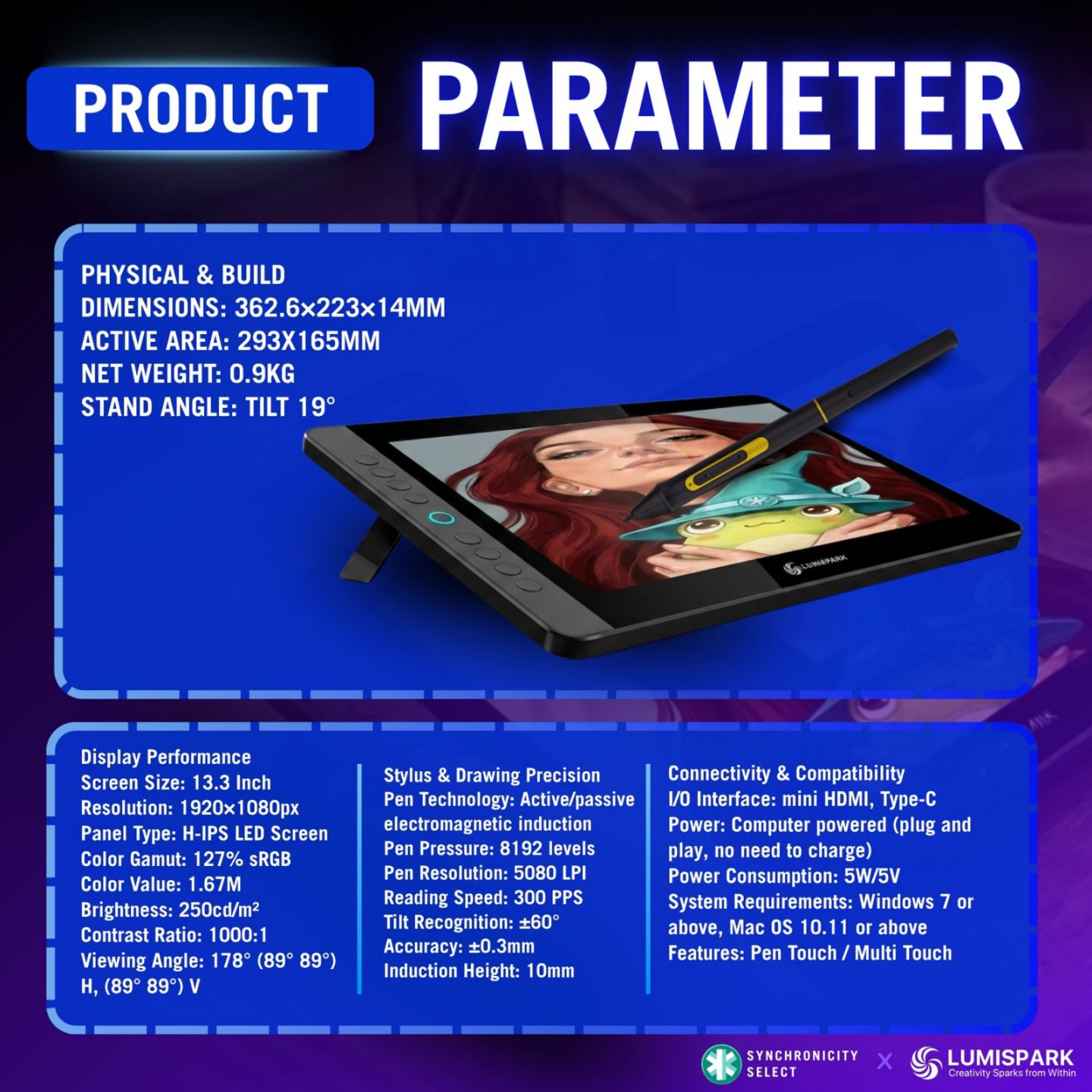 VX13 Pro product parameters