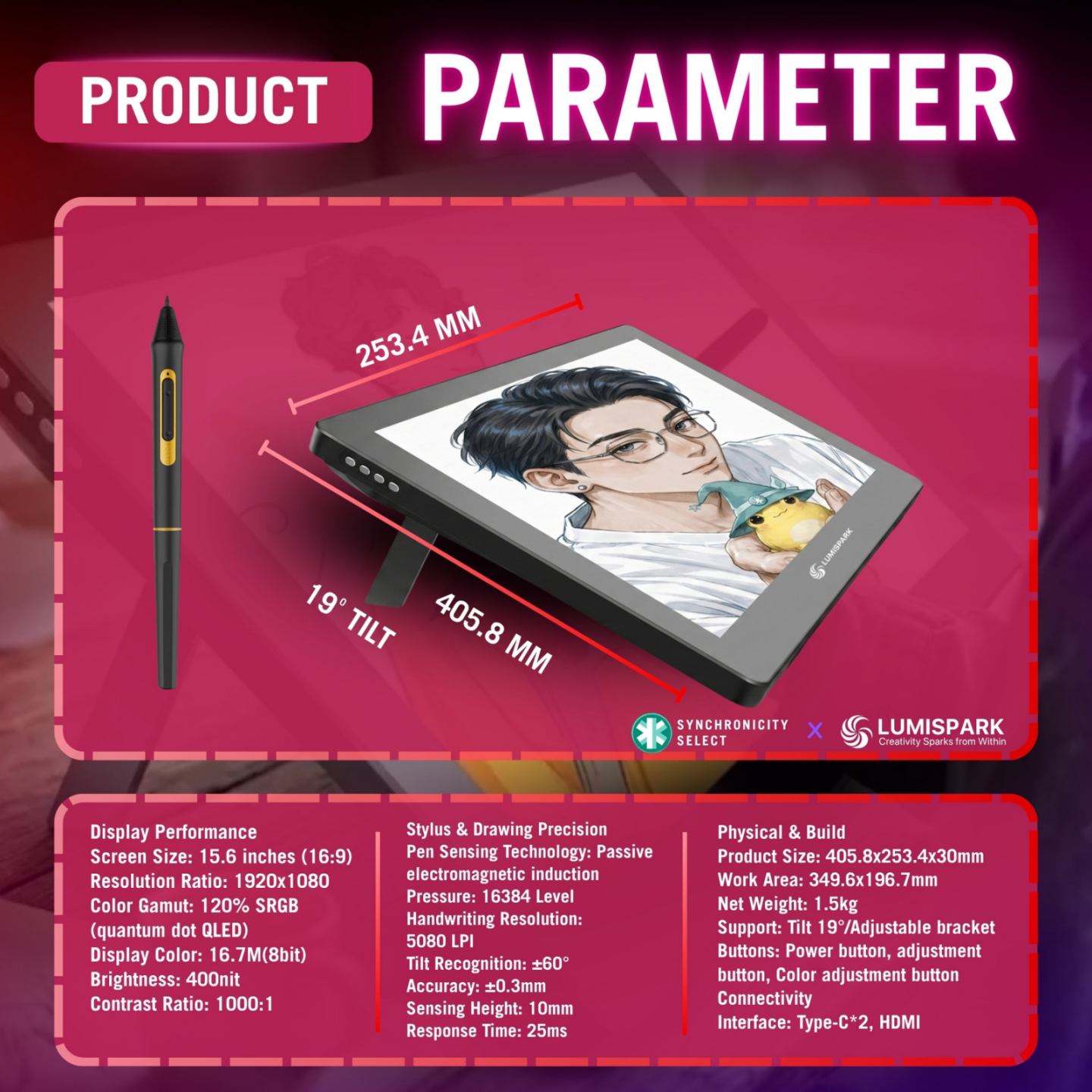 VX16 Elite product parameters