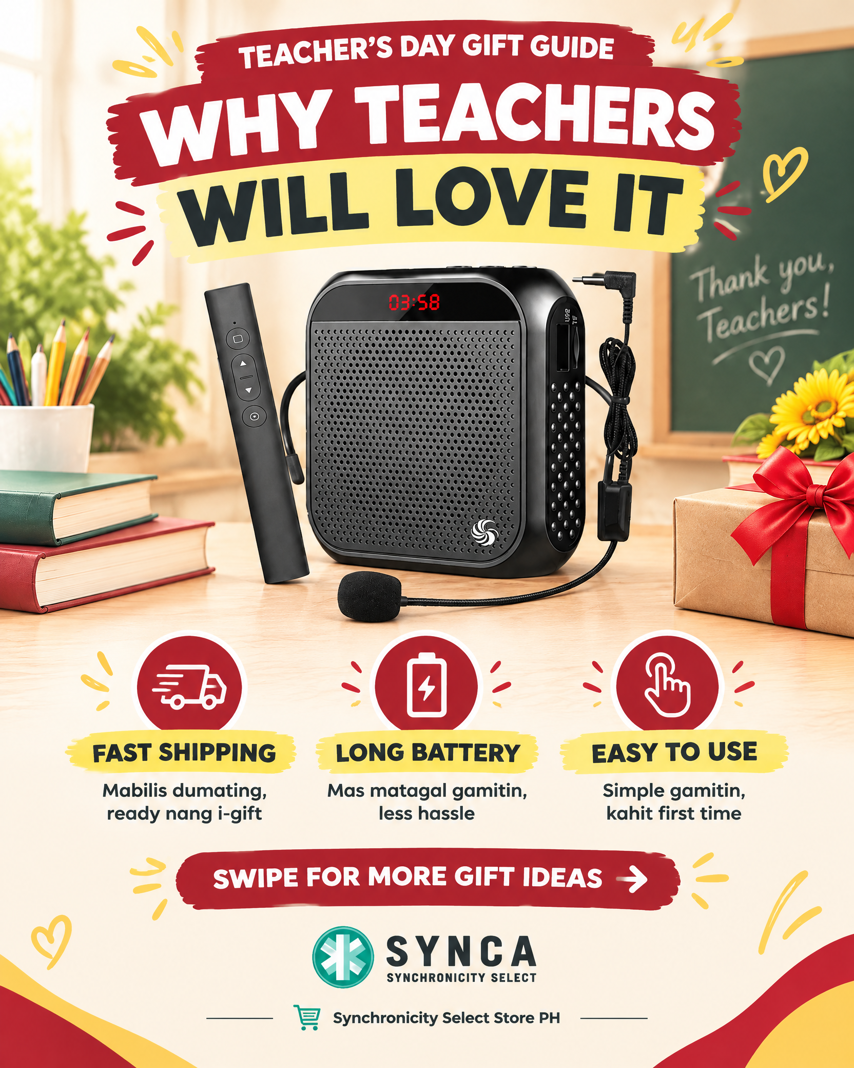 Wireless presenter and speaker gift guide